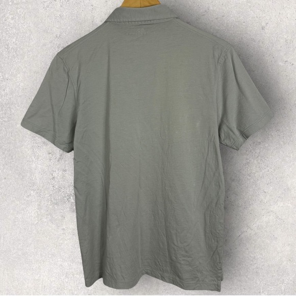 Peter Manning Short Sleeve‎ Polo Shirt Mens Size Small 3 Grey Chest Pocket Golf - Picture 10 of 10